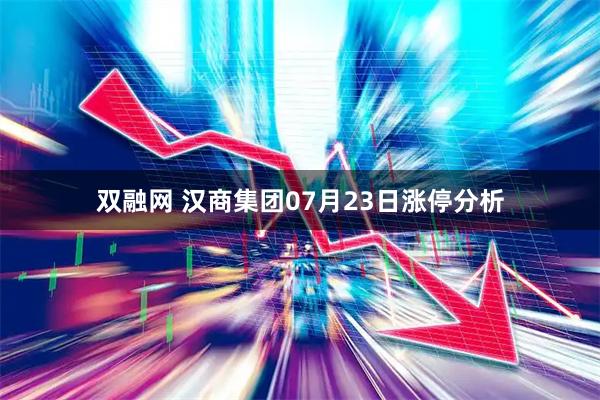 双融网 汉商集团07月23日涨停分析